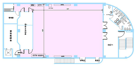 集会室平面図